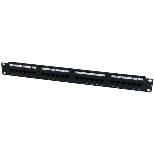 StarTech 24 Port 1U Rackmount Cat6 Patch Panel