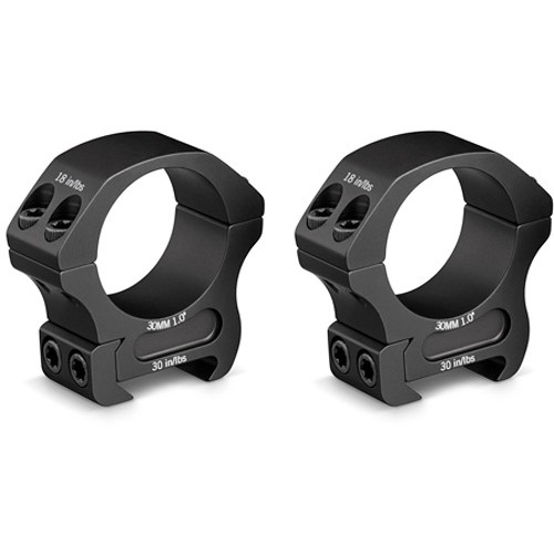 Vortex Pro Series Riflescope Ring Pair (30mm, Aluminium, Medium, Matte Black)