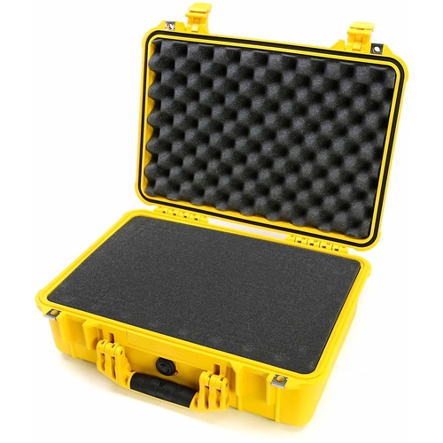 Pelican 1500 Case (Yellow, With Foam)