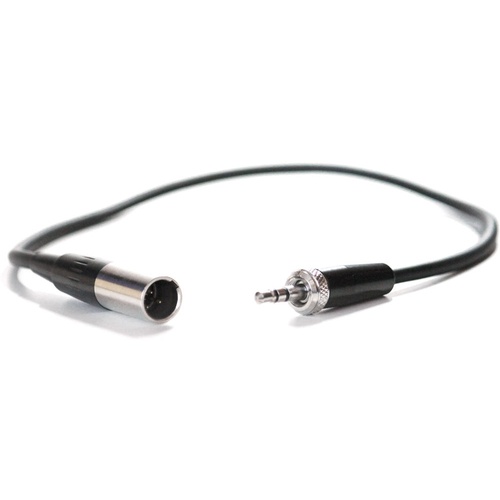 Kondor Blue Mini-XLR Male to Locking 3.5mm Stereo Cable for BMPCC 6K and 4K (Black)