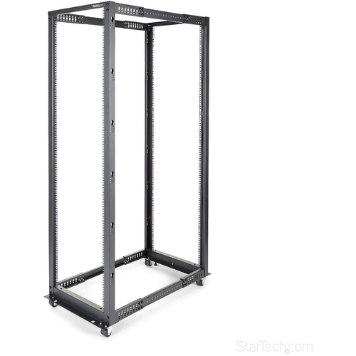 StarTech 42U Adjustable Depth 4 Post Server Rack