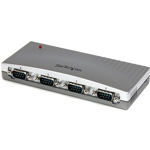 StarTech 4-Port USB to RS-232 Serial DB-9 Adapter Hub