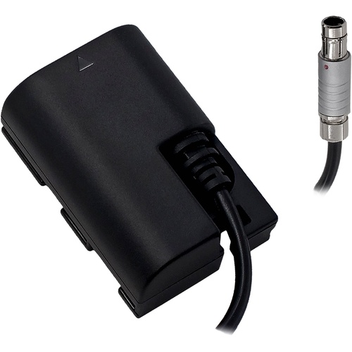 Tilta LP-E6 Dummy Battery to 3-Pin Fischer Power Cable (17" / 44.13cm)