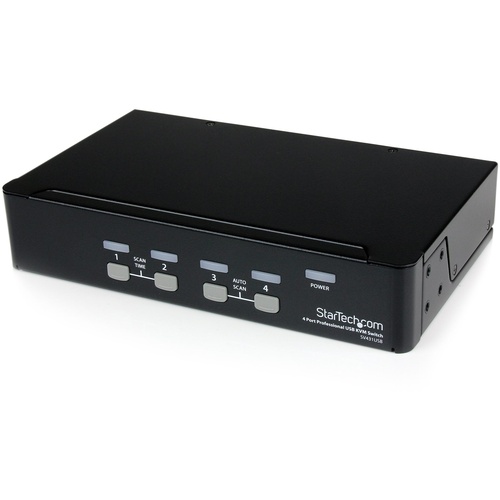 StarTech 4 Port VGA USB KVM Switch with Hub