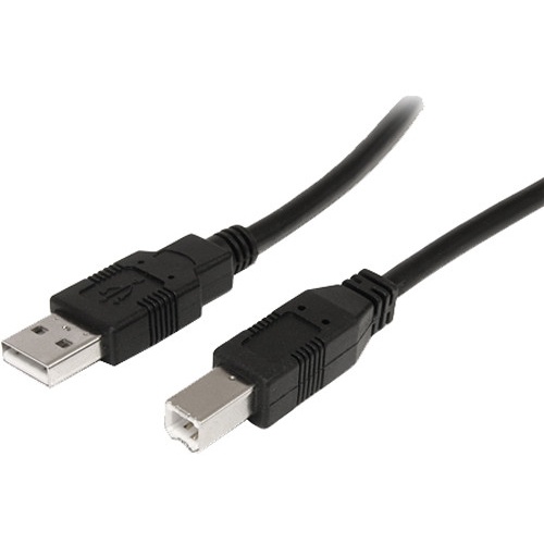 StarTech USB 2.0 Type-A Male to Type-B Male Active Cable (Black, 15.2m)