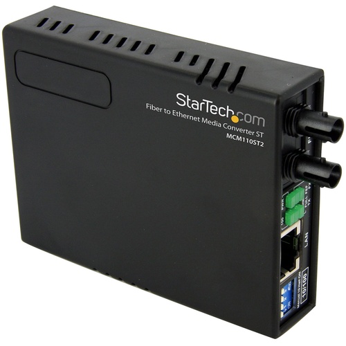 StarTech 10/100 Multi Mode Fiber Copper Fast Ethernet Media Converter ST 2 km