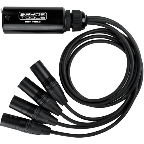 SoundTools CAT Tails FX Four XLR Female Audio Lines Down Shielded Cat 5/6/7 Cable
