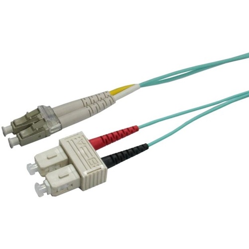 DYNAMIX Multimode 50u LC/SC OM3 Duplex Fibre Lead (30m)