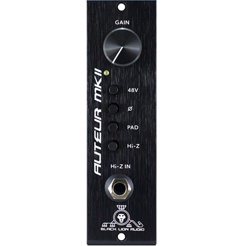 Black Lion Audio Auteur MKII 500 Mono 500 Series Microphone Preamplifier