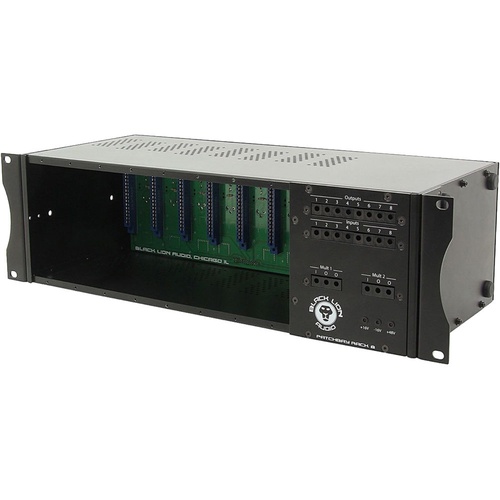Black Lion Audio PBR-8 Enclosure and Patchbay for 500 Series Modules (8-Slot)