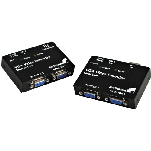 StarTech VGA Video Extender Over Cat5 (Black)