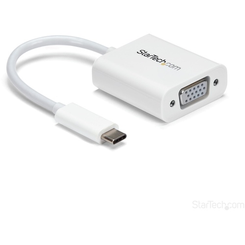 StarTech USB-C to VGA Adapter (White)