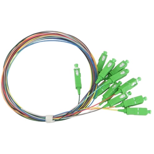 DYNAMIX SC APC 900um Single-Mode Pigtail (2m - Colour Coded 12 Pack)