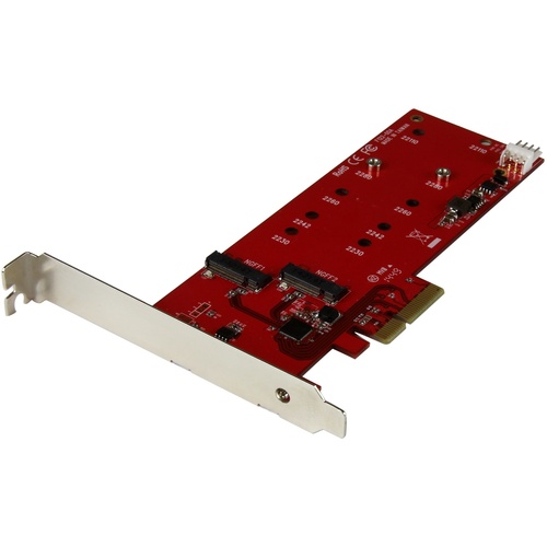 StarTech 2x M.2 SATA SSD Controller Card - PCIe