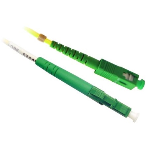 DYNAMIX 9u LC APC/SC APC Single Mode Simplex Fibre Lead (5m)