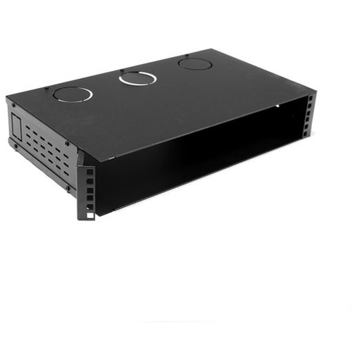 DYNAMIX 2U 300mm Deep 19' Fully Enclosed Hinged Wall Mount Bracket