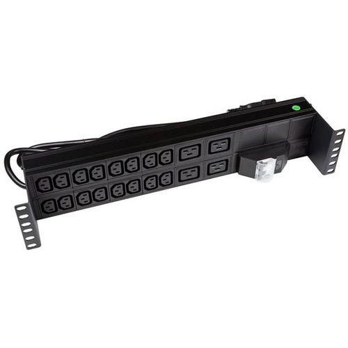 DYNAMIX 20 Outlet Horizontal Power Rail (16x 10A IEC C13 & 4x 16A IEC C19)