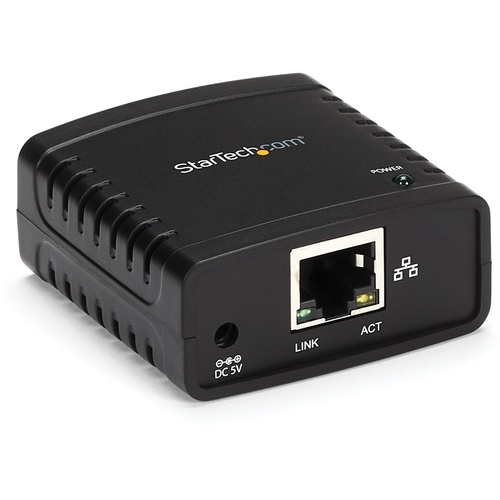 StarTech 10/100Mbps Ethernet to USB 2.0 Network LPR Print Server