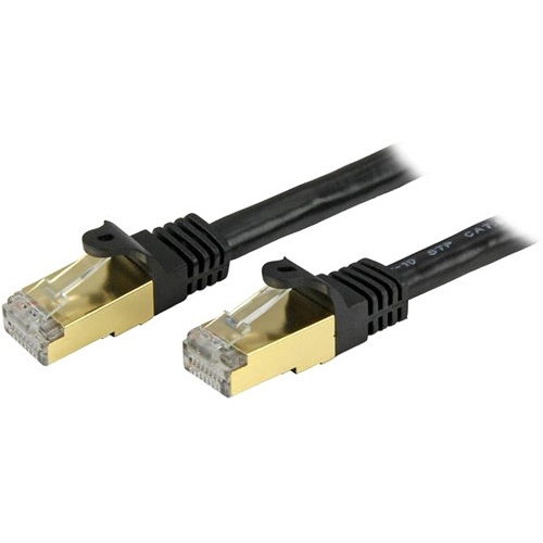 StarTech Cat6a 10GbE RJ-45 Cable (30cm, Black)