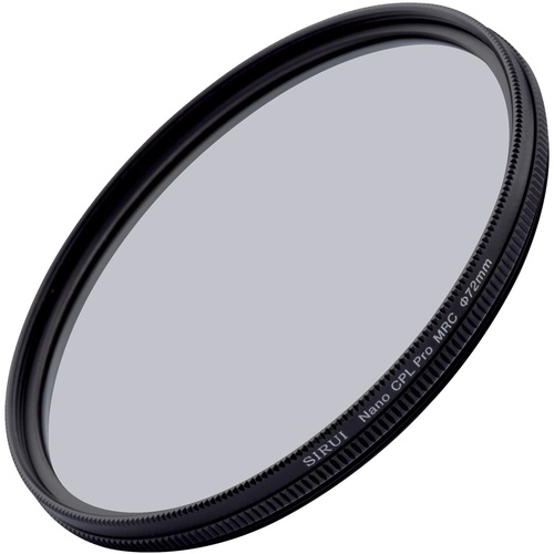 Sirui 72mm Ultra Slim S-Pro Nano MC Circular Polarizer Filter (Aluminium Filter Ring)
