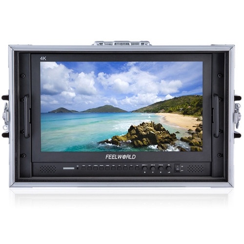Feelworld 17.3" Carry-On Broadcast Director Monitor in Flight-Case/4K