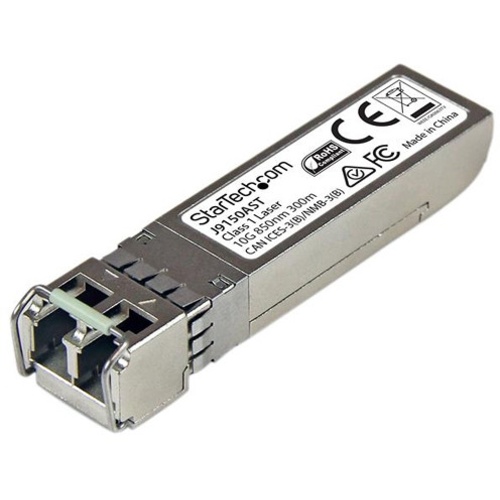 StarTech 10 Gigabit Fiber SFP+ MM LC with DDM Transceiver Module - HP J9150A Compatible