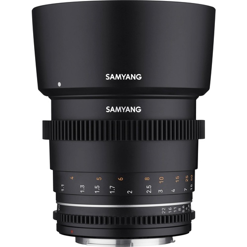 Samyang 85mm T1.5 VDSLR II (MK2) Cine Lens (E Mount)