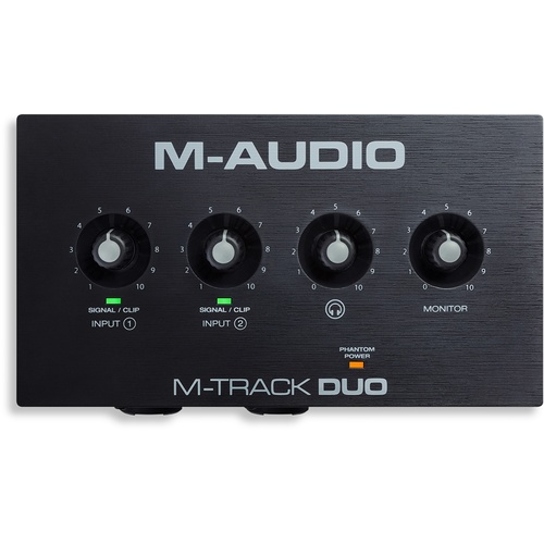 M-Audio M-Track Duo 48-KHz 2-Channel USB Audio Interface with 2 Combo Inputs