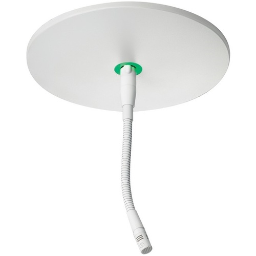 Audio-Technica ATND931 Dante Network Hanging Cardioid Condenser Microphone (White)