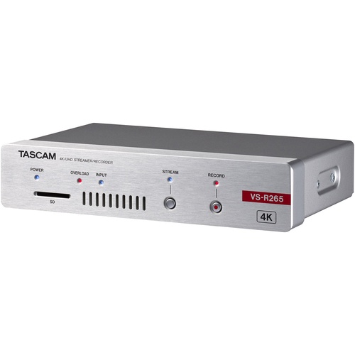 Tascam VSR-265 Stand-Alone 4K UHD Video Encoder/Decoder for Live Streaming (HDMI)