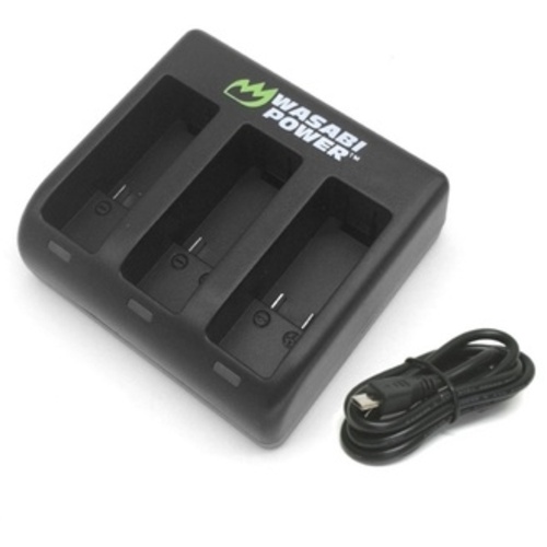 Wasabi Power Triple Charger for GoPro HERO4, HERO3, HERO3+