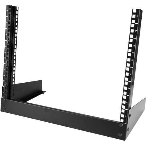 StarTech 8U Desktop Rack - 2-Post Open Frame Rack