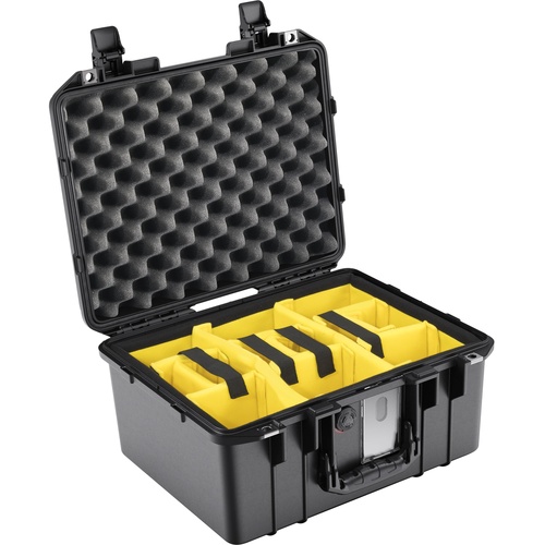 Pelican 1507 Air Case (Black, With Padded Dividers)