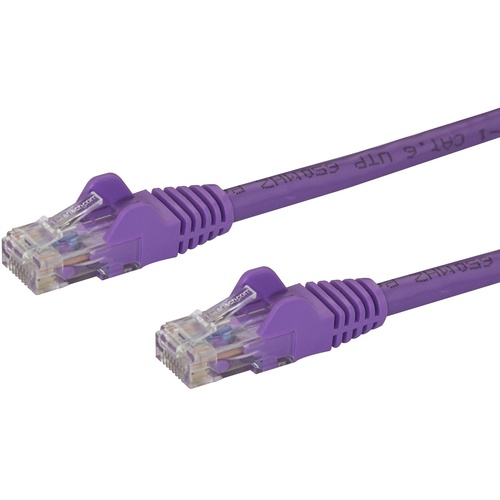 StarTech Snagless Cat6 UTP Patch Cable (0.5m, Purple)