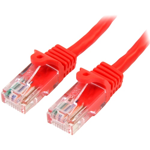 StarTech Snagless Cat5e Patch Cable (Red, 0.5)