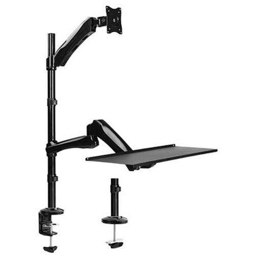 Brateck Single Monitor Sit-Stand Workstation for 13"-27" LCD
