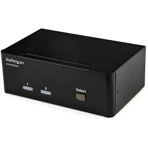StarTech 2-Port 4K DisplayPort Dual-Monitor KVM Switch
