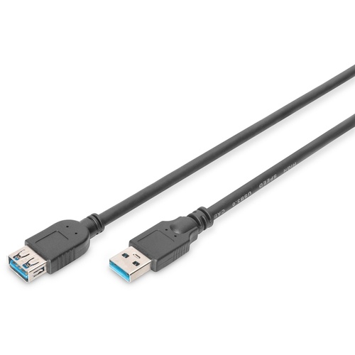 Digitus USB 3.0 Type A (M) to USB Type A (F) Extension Cable (1.8m)