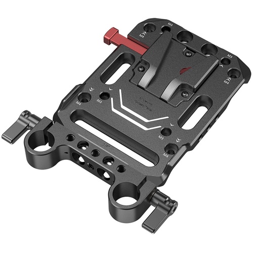 SmallRig V-Lock Battery Plate with 15mm LWS Rod Clamp
