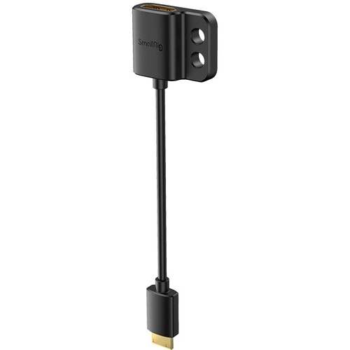 SmallRig Ultra-Slim Female HDMI Type A to Male Mini-HDMI Type C Adapter Cable