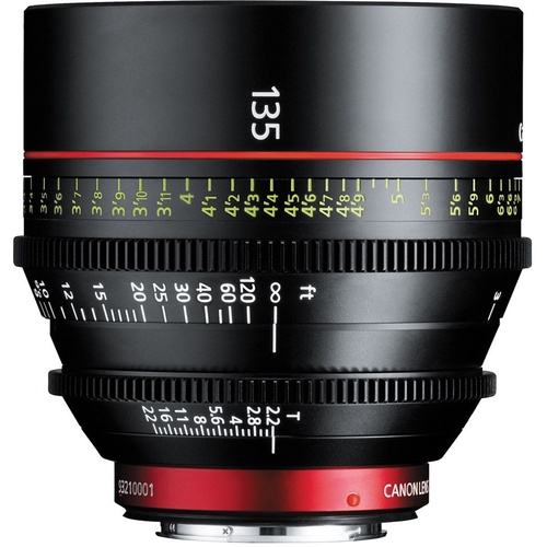Canon CN-E 135mm T2.2 L F Cinema Prime Lens (EF Mount)