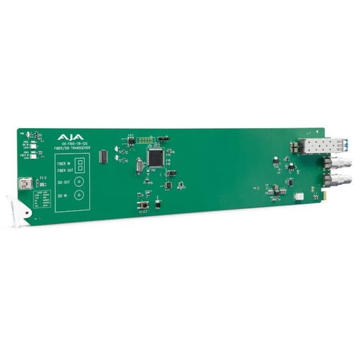 AJA OpenGear 12G-SDI/LC Single Mode LC Fiber Transceiver