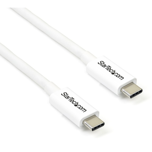 StarTech Thunderbolt 3 Cable 20Gbps (White, 2m)