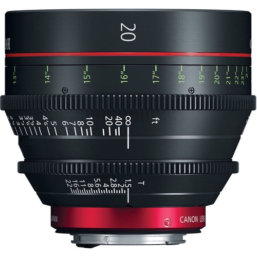 Canon CN-E 20mm T1.5 L F Cinema Prime Lens (PL Mount)