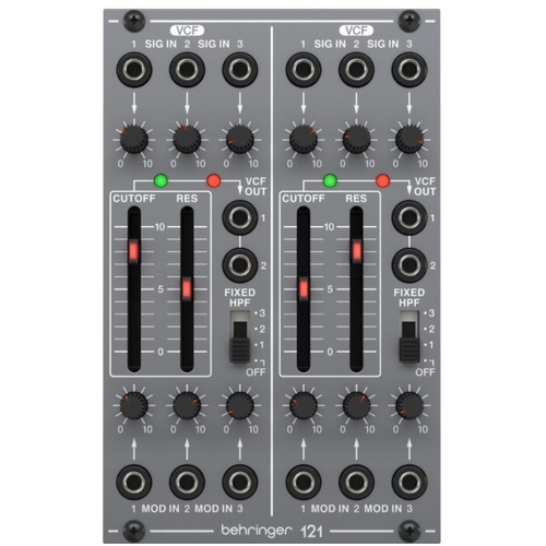 Behringer 121 DUAL VCF Analog VCF Eurorack Module