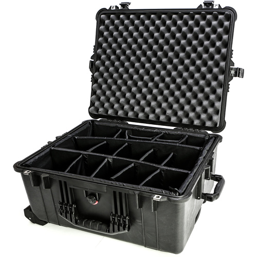 Pelican 1614 Case with Padded Dividers (Black)