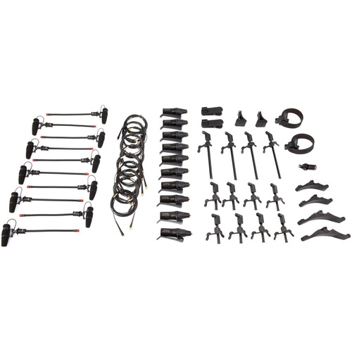 DPA Microphones d:vote Core 4099 Classic Touring Kit, 10 Mics and Accessories for Loud SPL