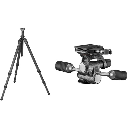 Gitzo GT3532 Mountaineer Series 3 Carbon Fibre Tripod with 3-Way Fluid Head Kit