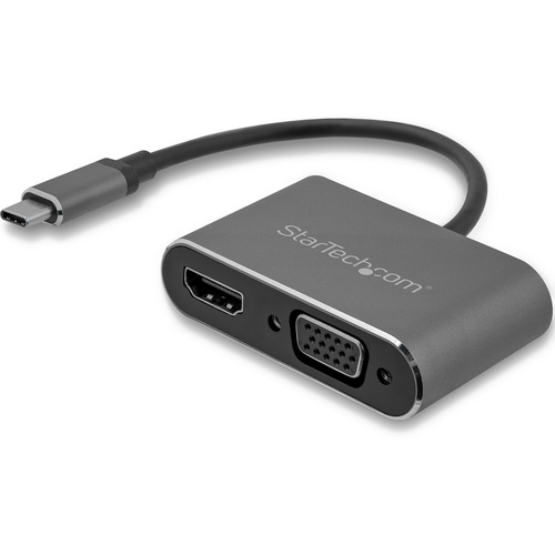 StarTech USB-C to VGA and HDMI Adapter (Space Gray)