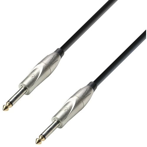 Adam Hall 6.3 mm Jack Mono to 6.3 mm Jack Mono Instrument Cable (6m)